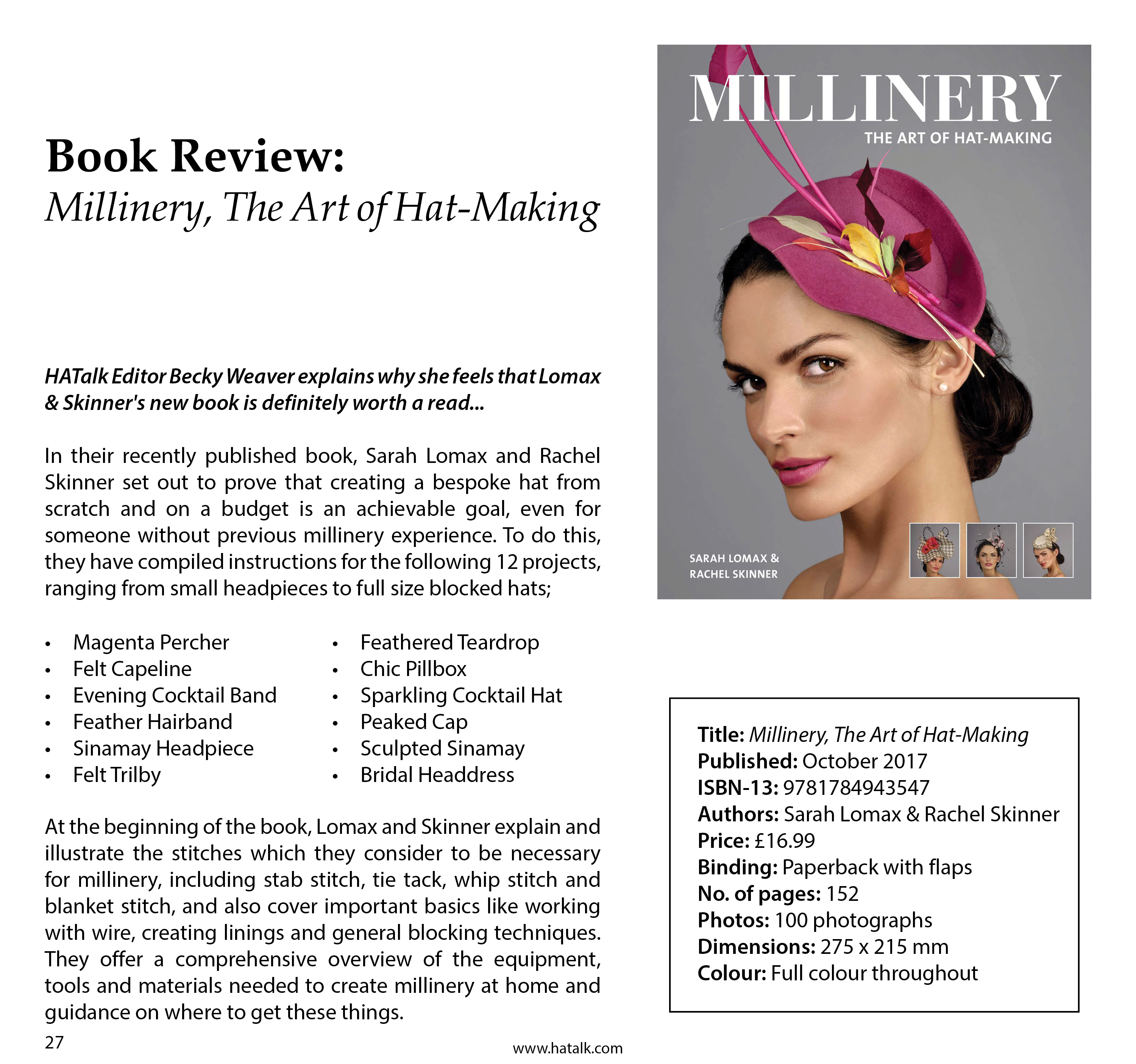 Finding the Best Feathers for Millinery: HATalk Hat Making Hints